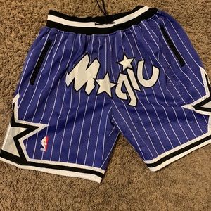 Just Don “Orlando Magic NBA Shorts
